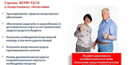 Бесплатное лекарственное обеспечение