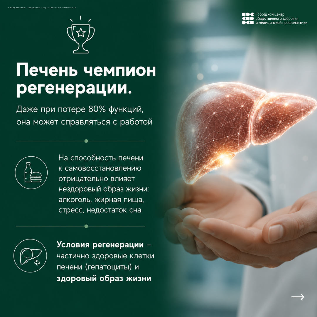 Печень чемпион регенерации: как сохранить её здоровье