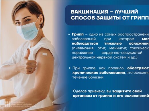 Грипп вакцинация – лучший способ защиты