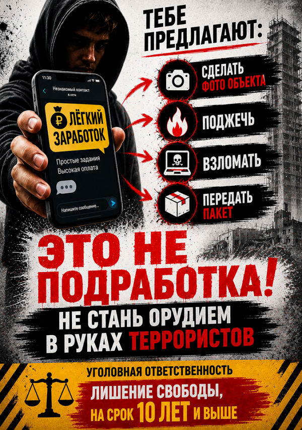 Осторожно, вербовка! Как не стать орудием в руках террористов